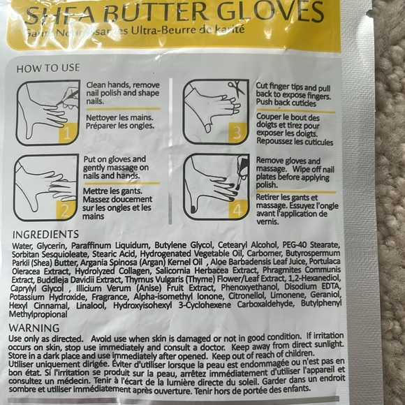Avery Beauty Shea Butter Gloves - Picture 3 of 3
